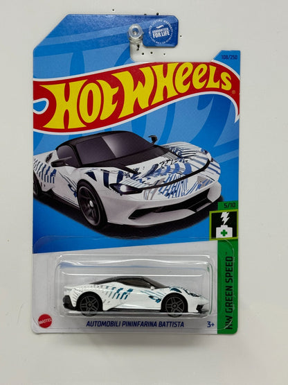 Hot Wheels Green Speed Automobili Pininfarina Battista 1:64 Diecast