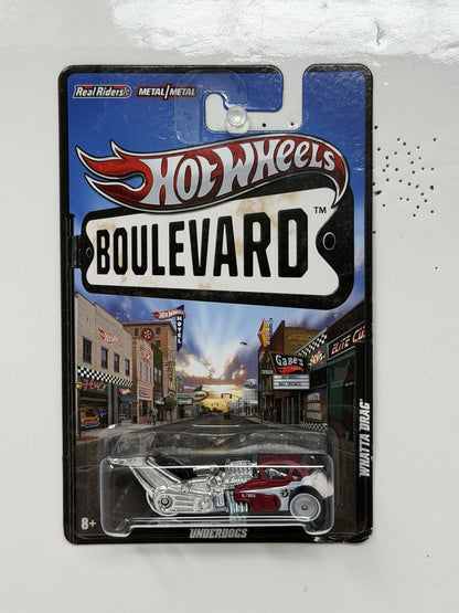 Hot Wheels Boulevard Whatta Drag 1:64 Diecast Real Riders