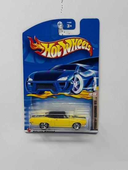Hot Wheels Hot Rod Magazine 1970 Plymouth Road Runner 1:64 Diecast Yellow
