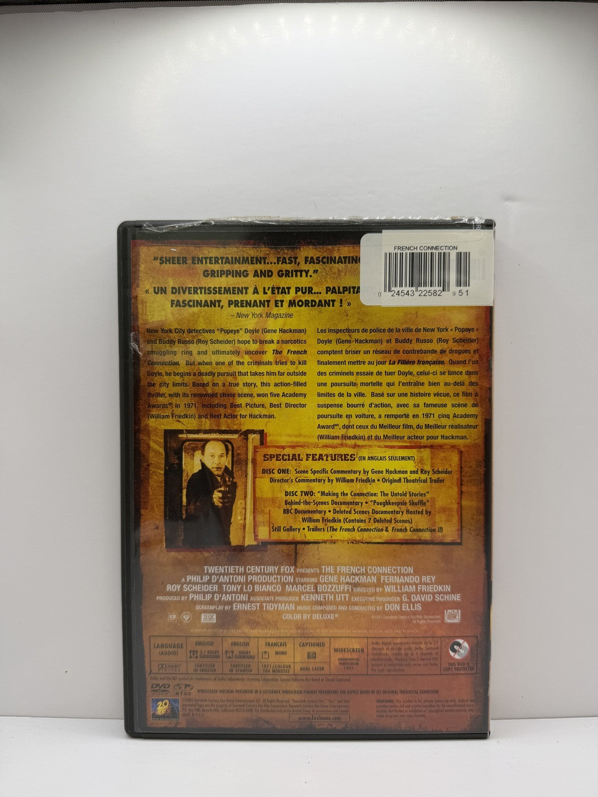 The French Connection Collector's Edition (DVD) Gene Hackman Crime