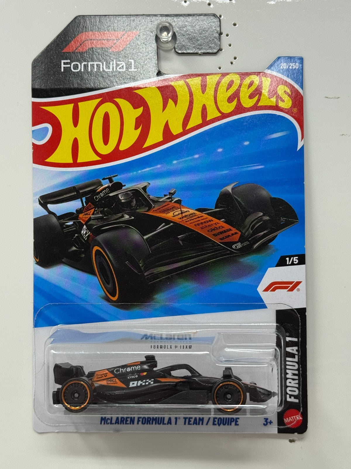 Hot Wheels Formula 1 McLaren F1 Team Car 1:64 Diecast