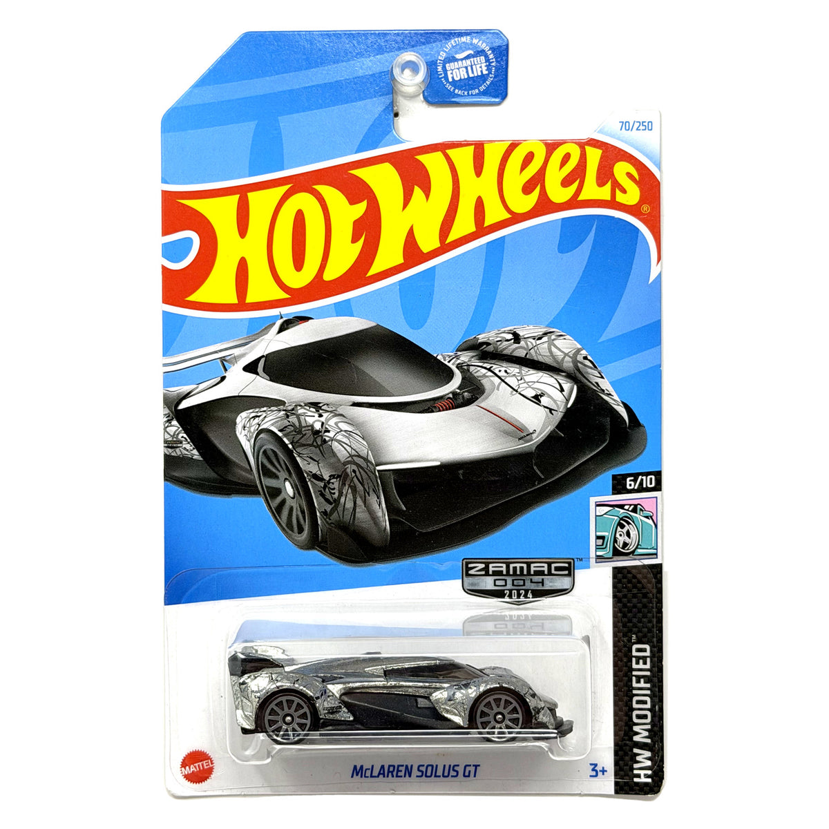 Hot Wheels ZAMAC HW Modified McLaren Solus GT 1:64 Diecast