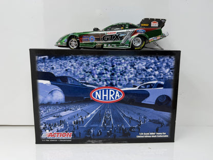 Action NHRA Ashley Force Castrol 2010 Ford Mustang Color Chrome 1:24 Diecast