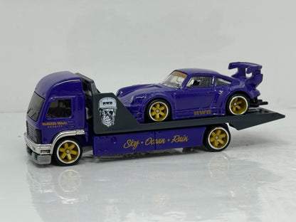 Hot Wheels Premium Team Transport RWB Porsche 930 & Aero Lift 1:64 Diecast Set