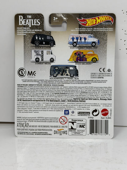 Hot Wheels Premium Beatles Abbey Road Volkswagen T1 Panel Bus 1:64 Diecast