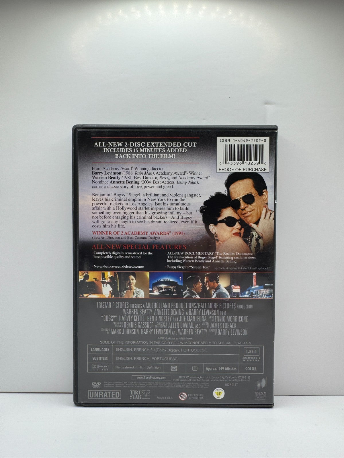 Bugsy (DVD) Warren Beatty Biography