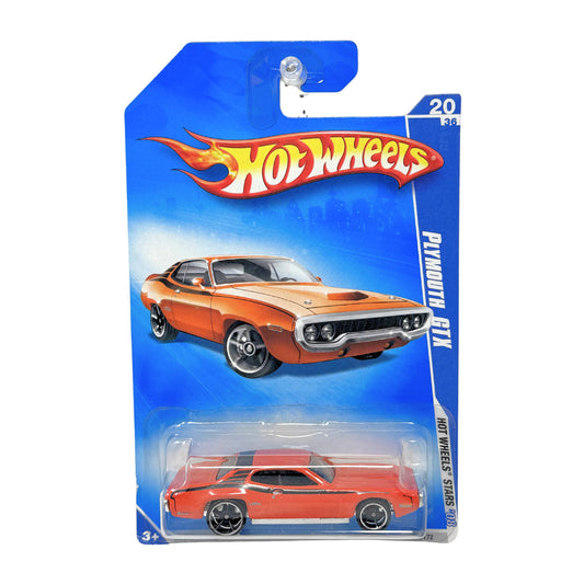Hot Wheels Stars 2008 Plymouth GTX 1:64 Diecast Orange