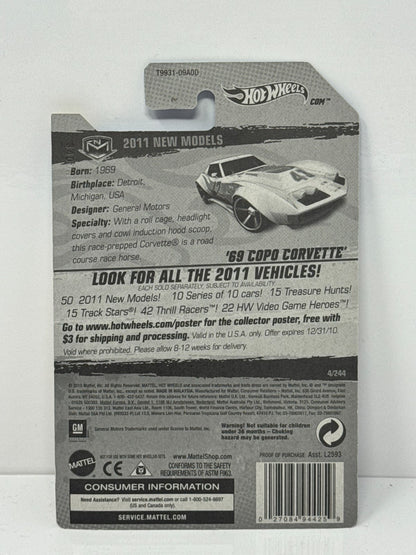 Hot Wheels New Models 1969 Chevy Copo Corvette 1:64 Diecast Factory Sealed