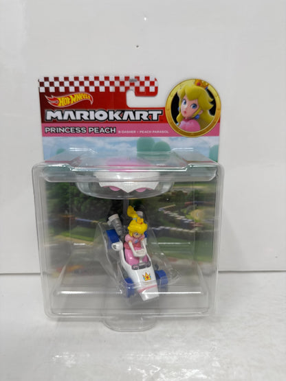 Hot Wheels Mario Kart Princess Peach B-Dasher Peach Parasol 1:64 Diecast