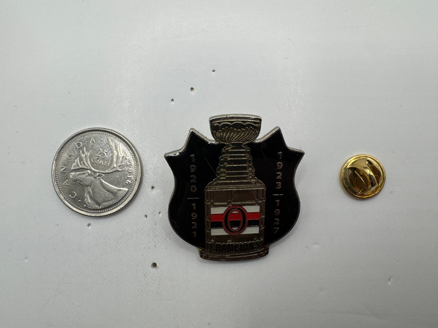 Ottawa Senators 1920 1921 1923 1927 Stanley Cup NHL Lapel Pin