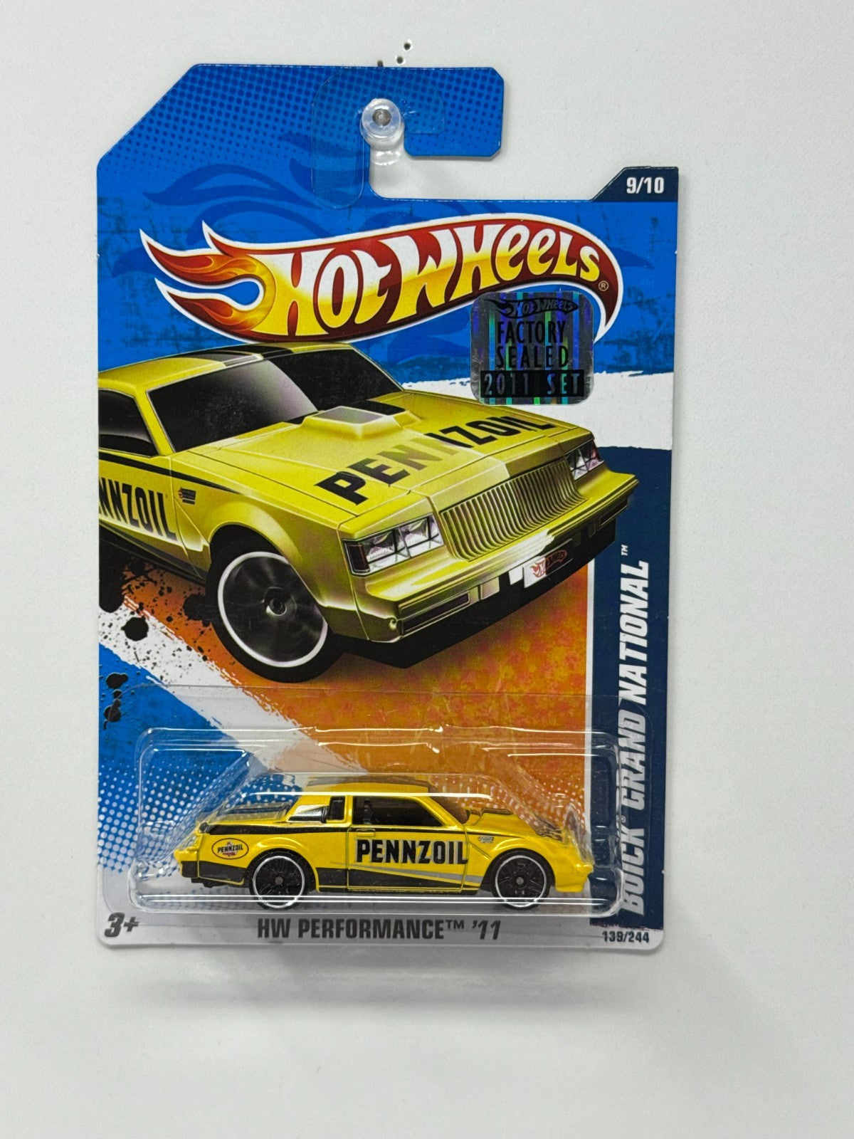 Hot Wheels 1987 Buick Grand National Pennzoil 1:64 Diecast Factory Sealed V3