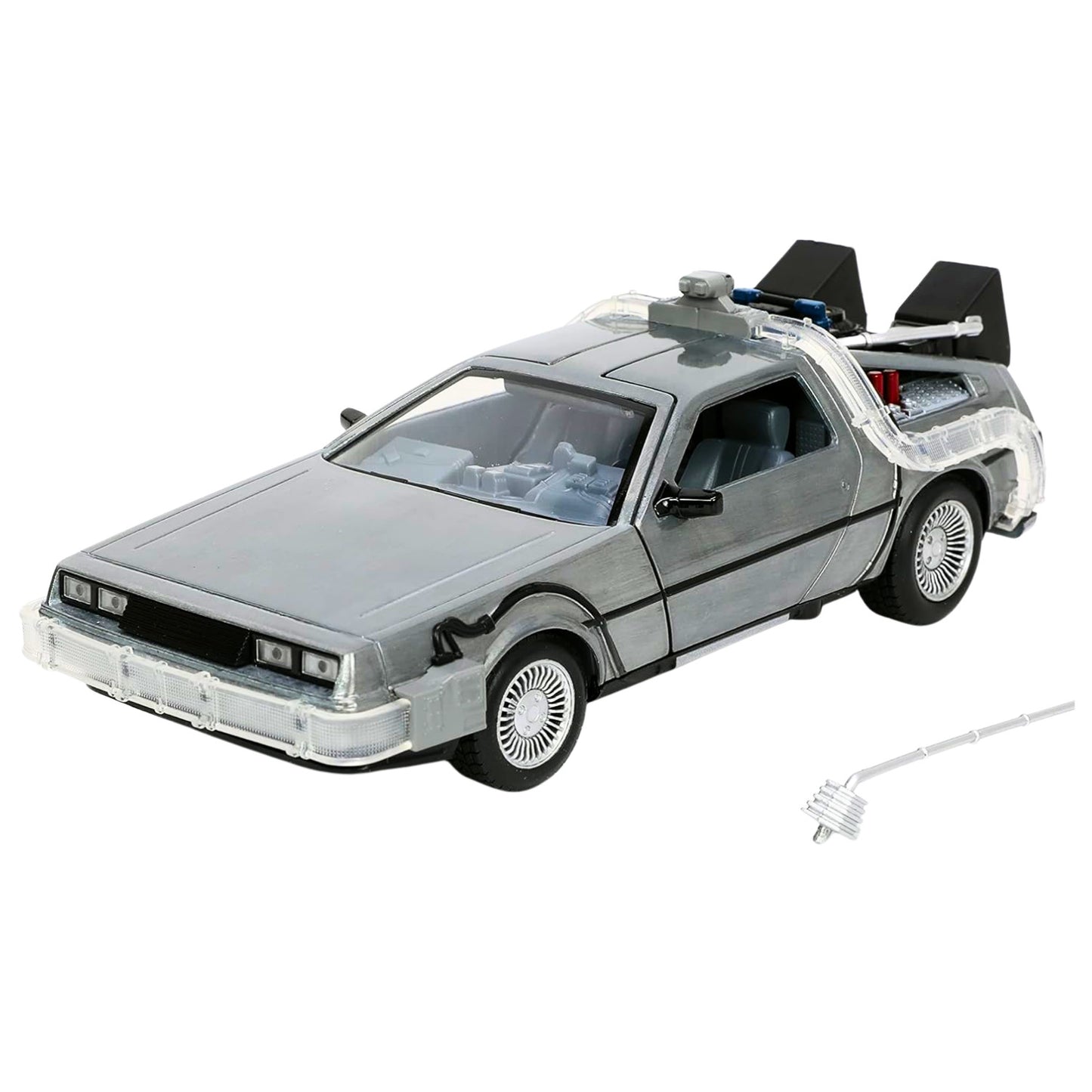 Jada Back to the Future Time Machine DeLorean w/ Lights 1:24 Diecast