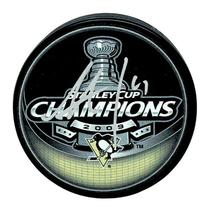 Jordan Staal Pittsburgh Penguins Signed NHL Autograph Puck Silver Auto