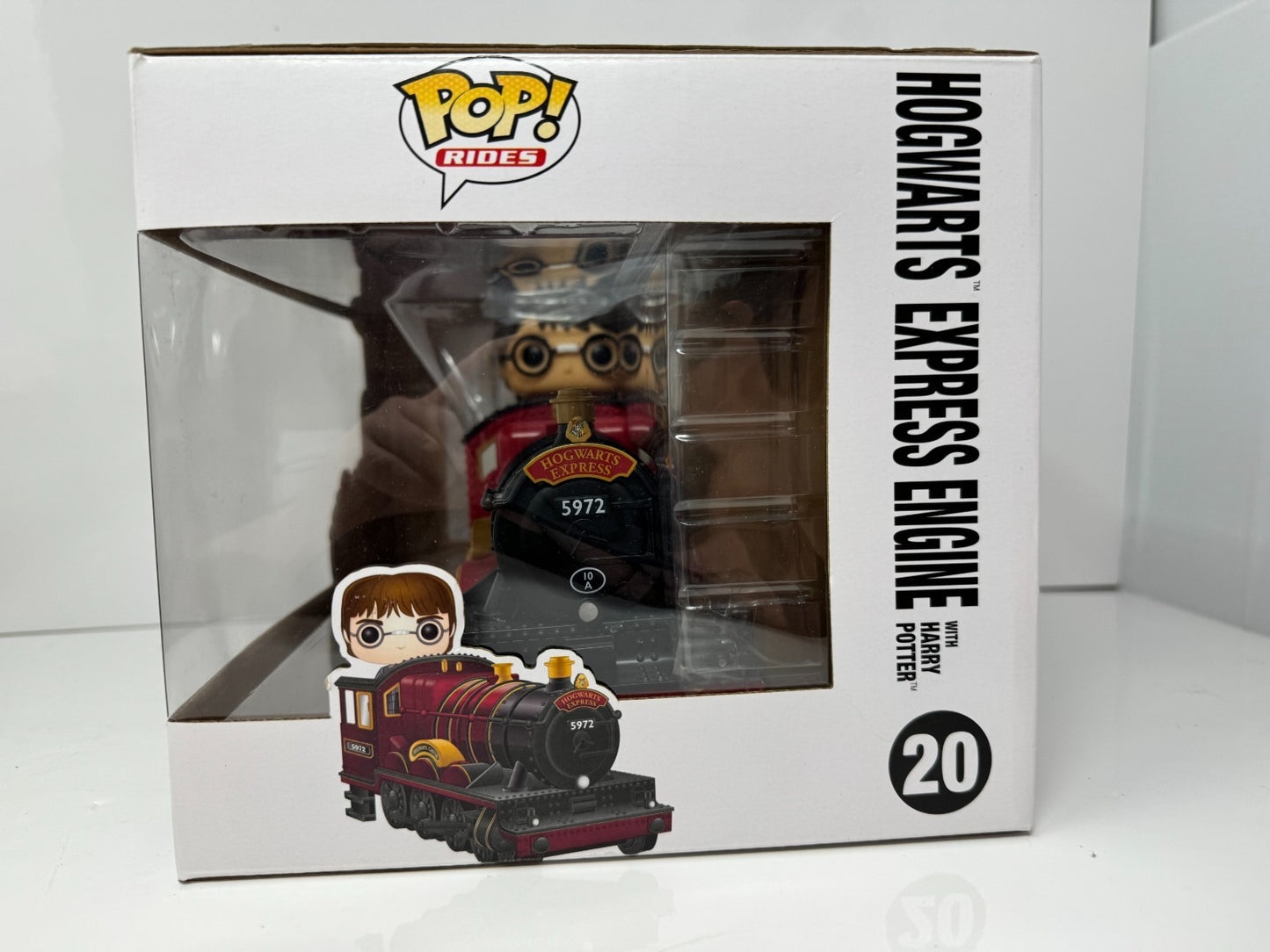 Funko Pop! Rides #20 Hogwarts Express Engine with Harry Potter Vinyl Figure