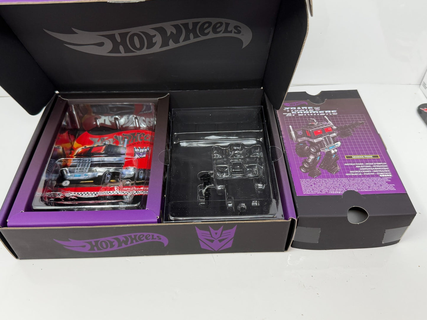Hot Wheels Transformers Nemesis Prime Mattel Creations Exclusive