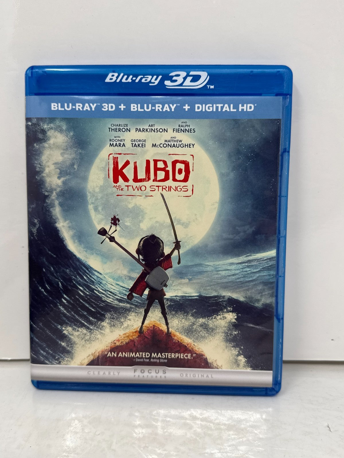 Kubo and the Two Strings Blu-ray 3D Laika Animated Family Adventure