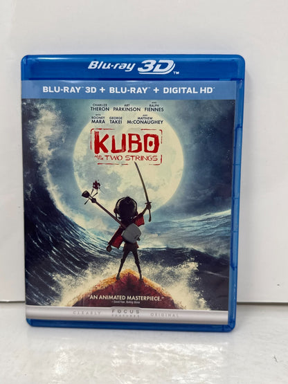 Kubo and the Two Strings Blu-ray 3D Laika Animated Family Adventure