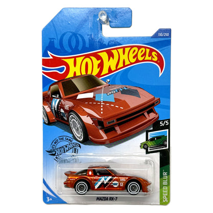 Hot Wheels Super Treasure Hunt Mazda RX-7 Speed Blur 1:64 Diecast STH