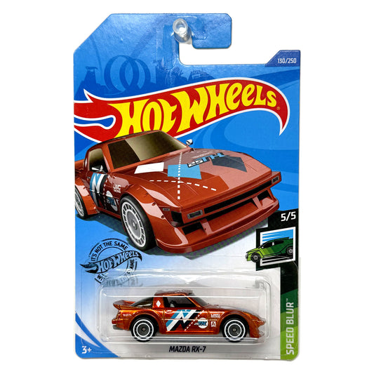 Hot Wheels Super Treasure Hunt Mazda RX-7 Speed Blur 1:64 Diecast STH