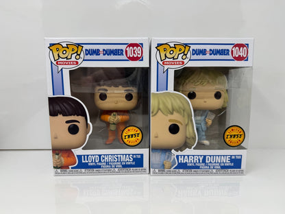 Funko Pop! Movies Dumb and Dumber Lloyd Christmas & Harry Dunne Chase Figure