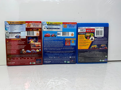Cars (Blu-ray) Disney Pixar Cars 1-3 Complete Movie Collection Set