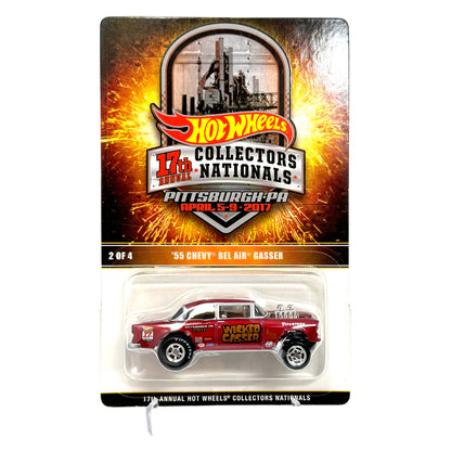 Hot Wheels 2017 Collectors Nationals 1955 Chevy Bel Air Gasser 1:64 Diecast