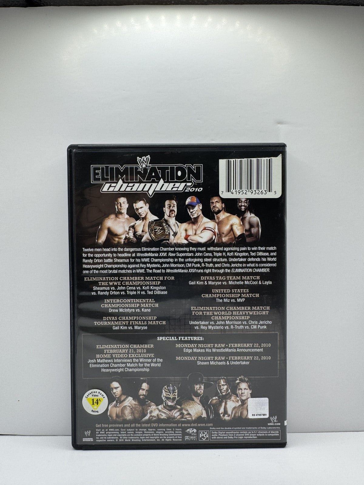 WWE Elimination Chamber 2010 (DVD) WWE Wrestling