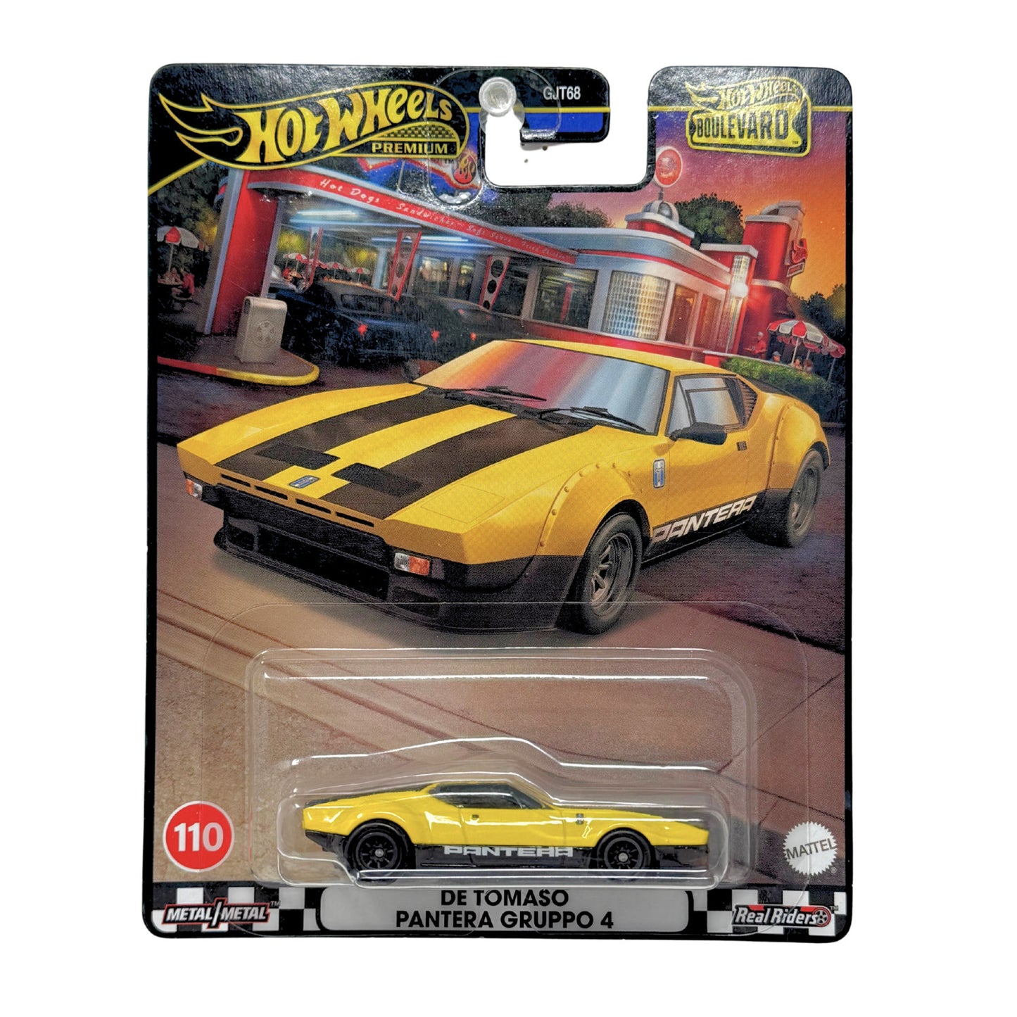Hot Wheels Premium Boulevard #110 De Tomaso Pantera Gruppo 4 1:64 Diecast