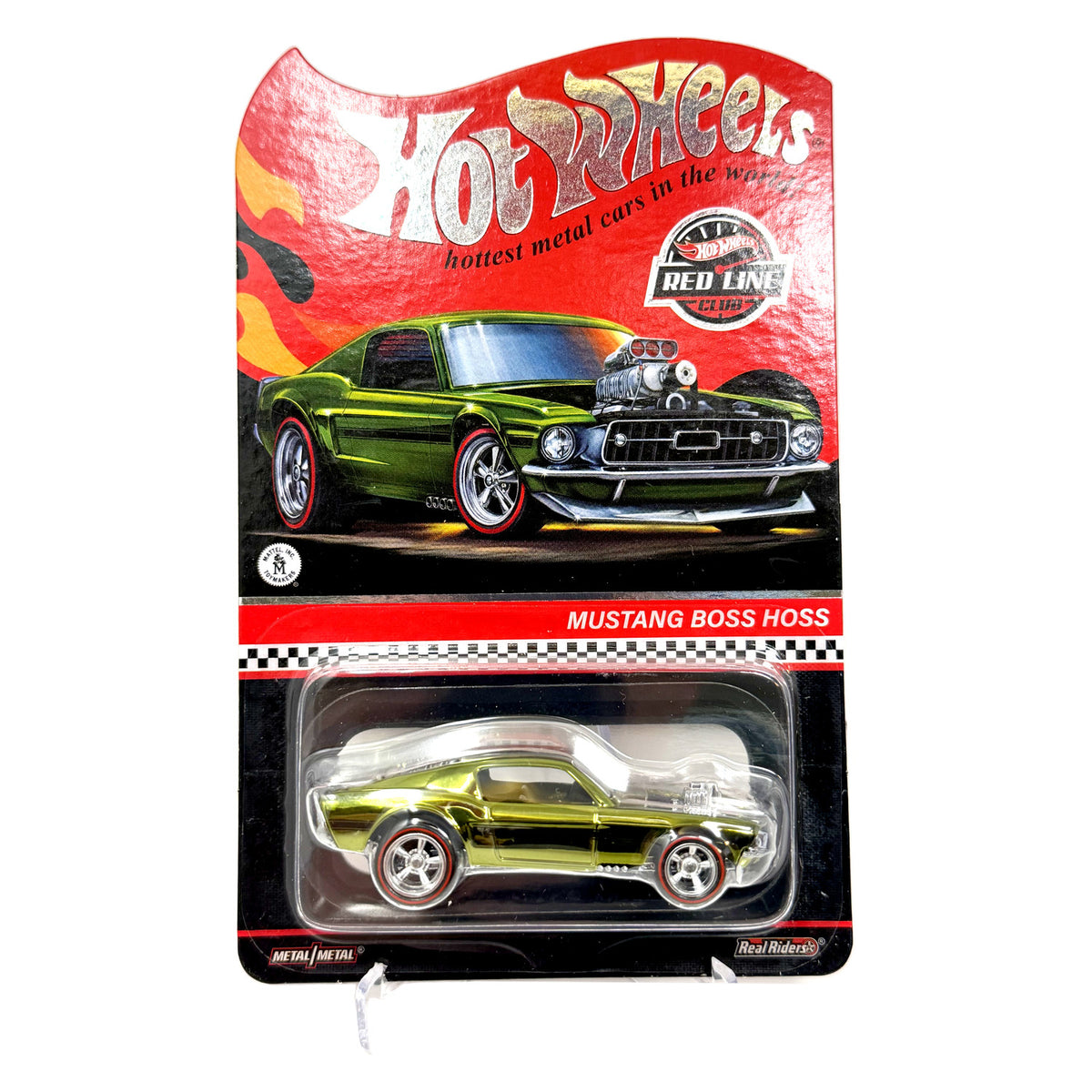 Hot Wheels RLC Red Line Club Mustang Boss Hoss Club Exclusive 1:64 Diecast