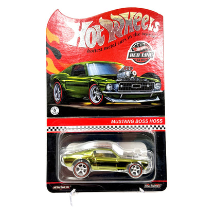 Hot Wheels RLC Red Line Club Mustang Boss Hoss Club Exclusive 1:64 Diecast