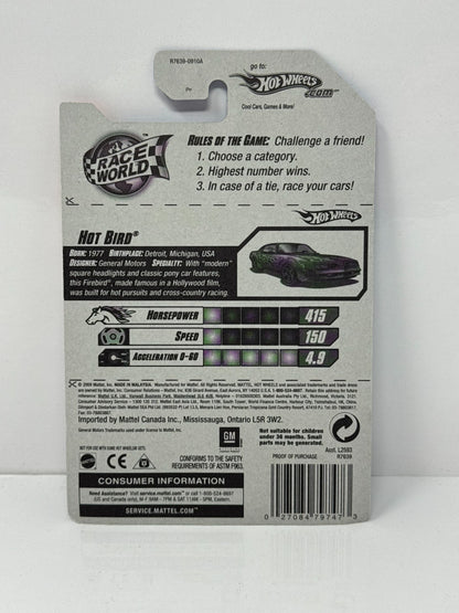 Hot Wheels Race World Hot Bird 1:64 Diecast Factory Sealed