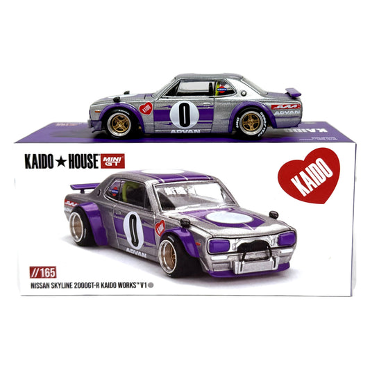 Kaido House Mini GT Nissan Skyline 2000GT-R Kaido Works V1 1:64 Diecast