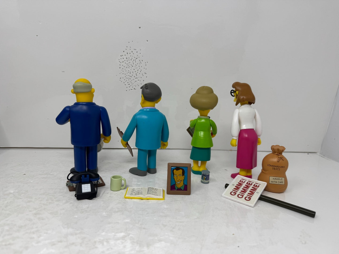 Simpsons World of Springfield Elementary School Staff Playmates Playset Diorama