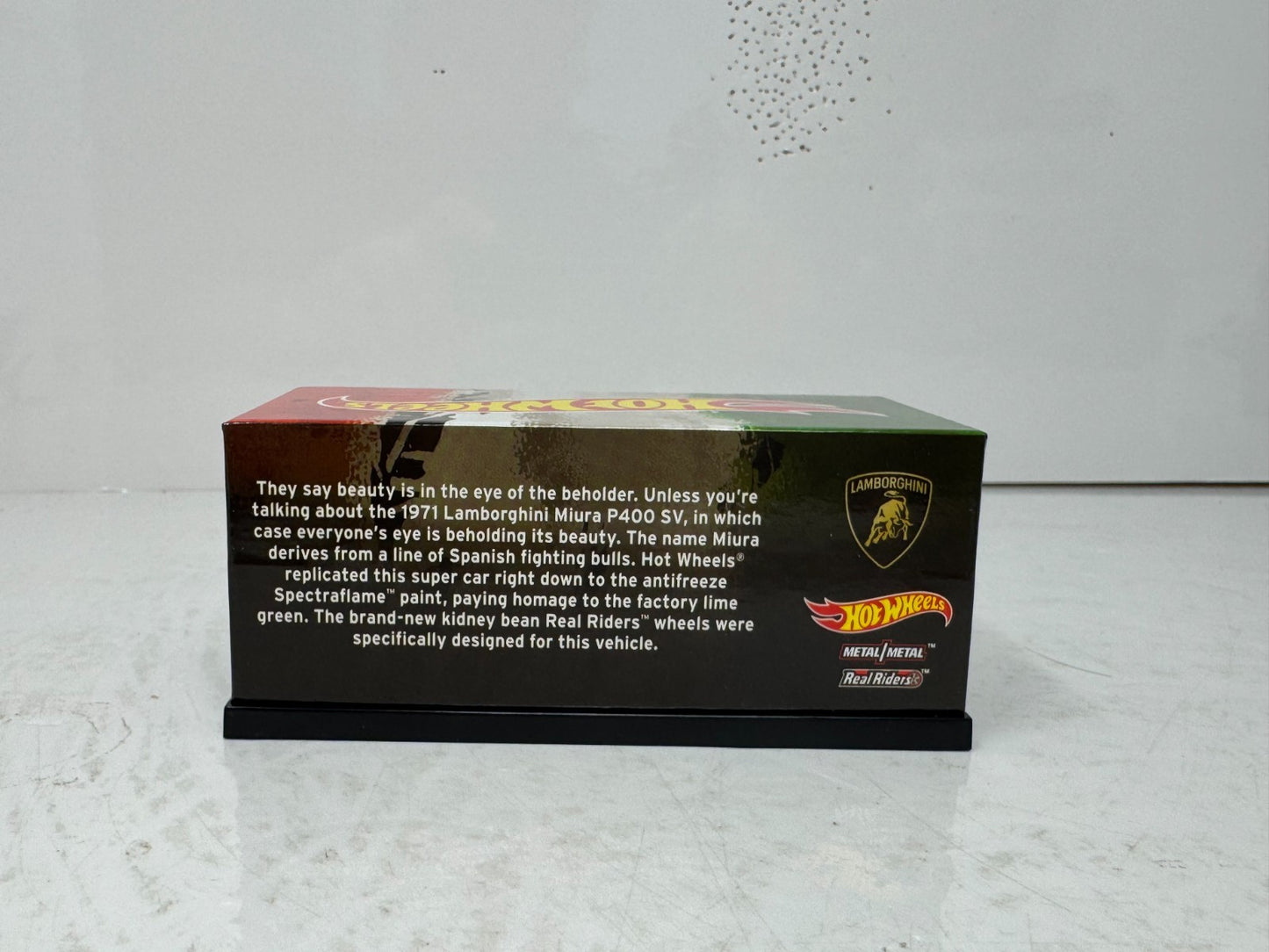 Hot Wheels 1971 Lamborghini Miura P400 SV RLC Red Line Club 1:64 Diecast