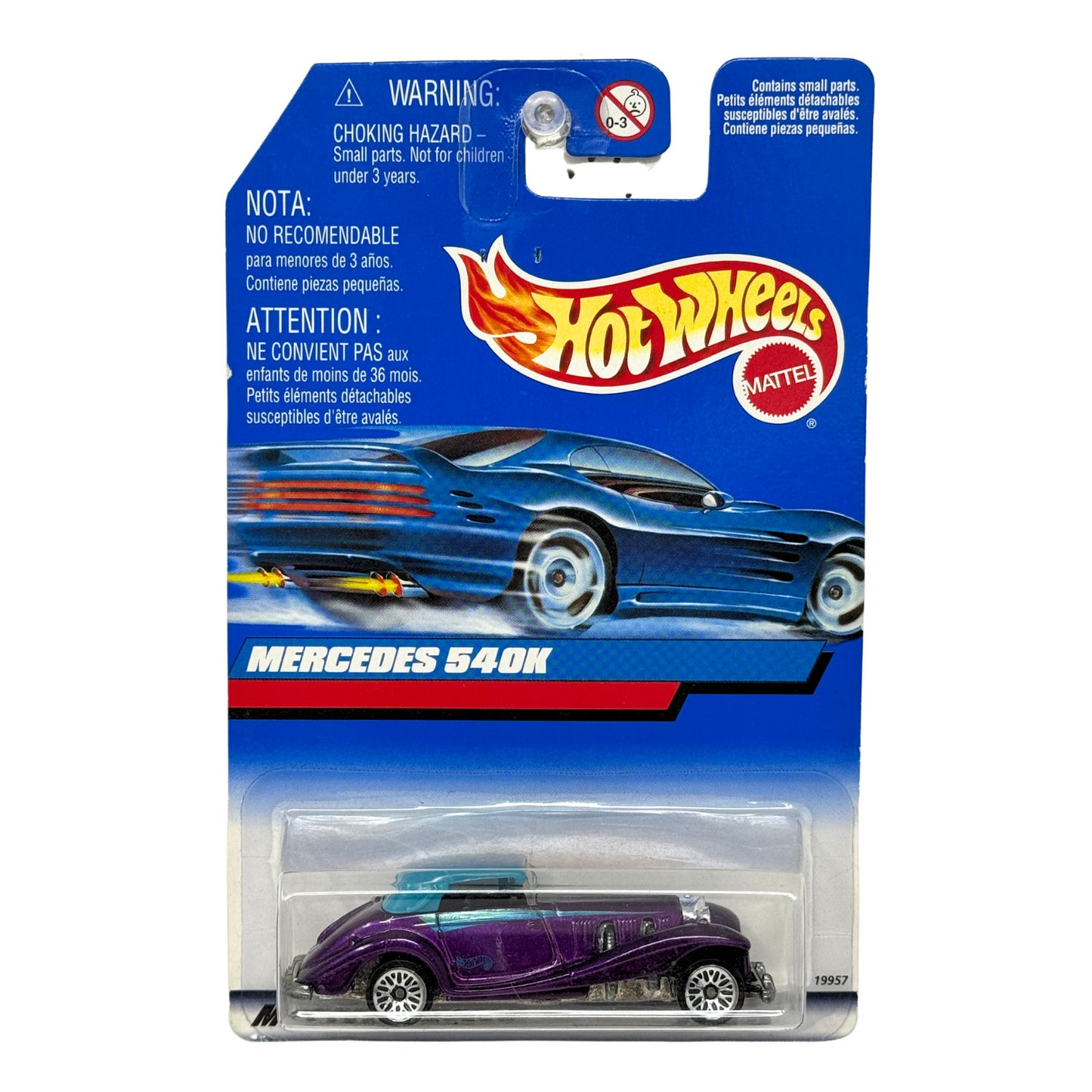 Hot Wheels Mercedes 540K 1:64 Diecast 1:64 Diecast Purple