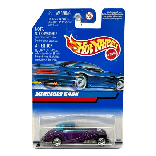 Hot Wheels Mercedes 540K 1:64 Diecast 1:64 Diecast Purple