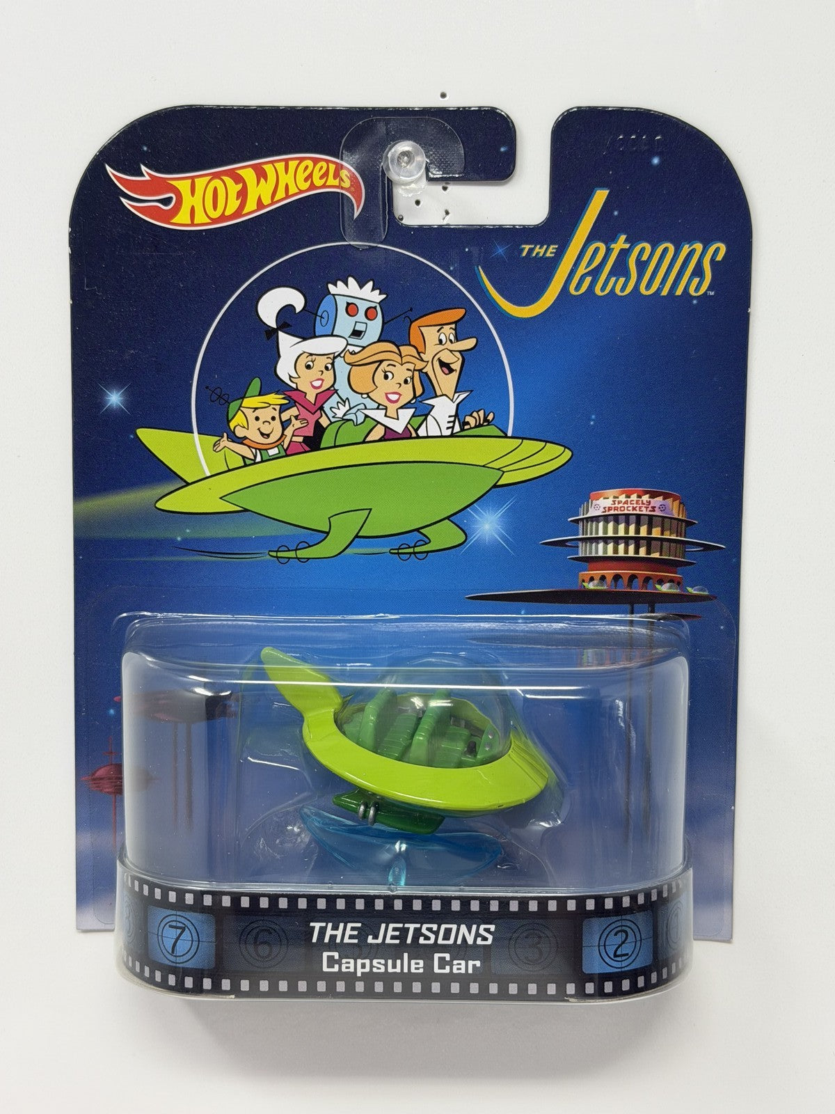 Hot Wheels Retro Entertainment The Jetsons Capsule Car 1:64 Diecast Green
