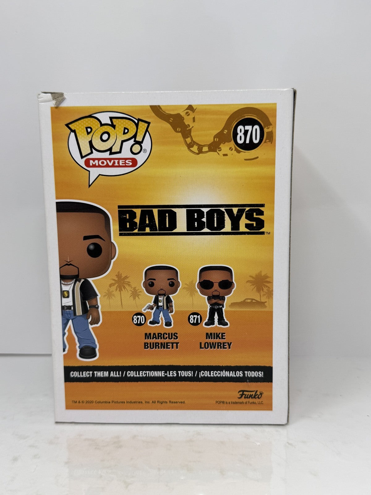 Funko Pop! Movies Bad Boys #870 Marcus Burnett Vinyl Figure