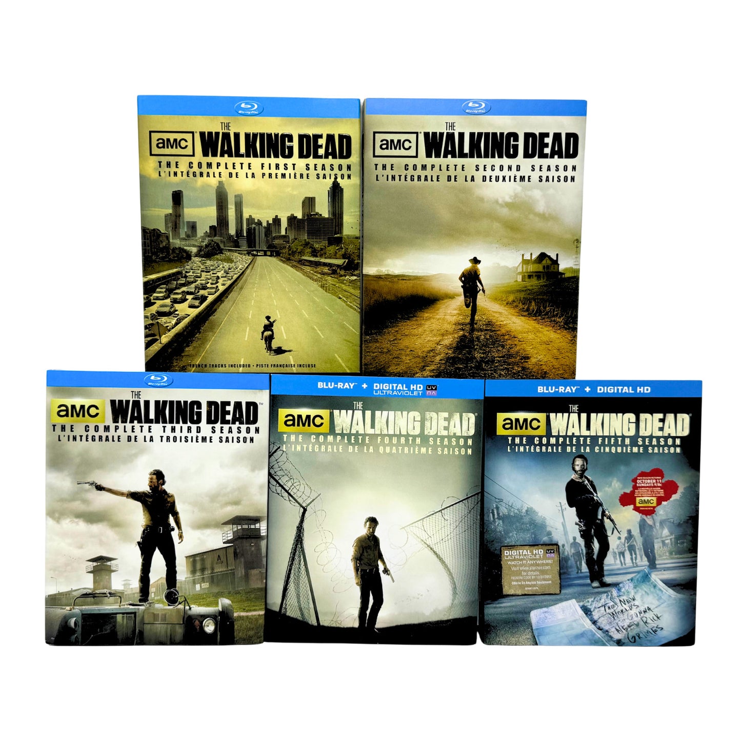 Walking Dead Seasons 1-5 (Blu-ray) Andrew Lincoln Horror TV Series