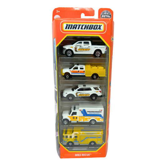 Matchbox MBX Rescue 5-Pack Gift Set 1:64 Diecast