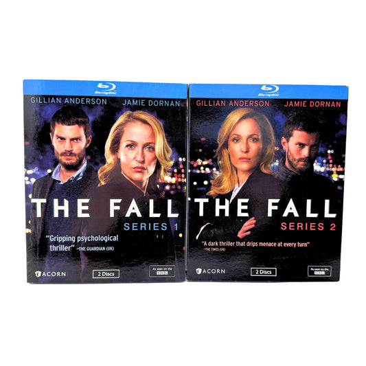 The Fall Seasons 1-2 (Blu-ray) Gillian Anderson Crime Drama TV Series