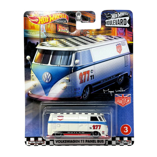 Hot Wheels Premium Boulevard #3 Volkswagen T1 Panel Bus 1:64 Diecast
