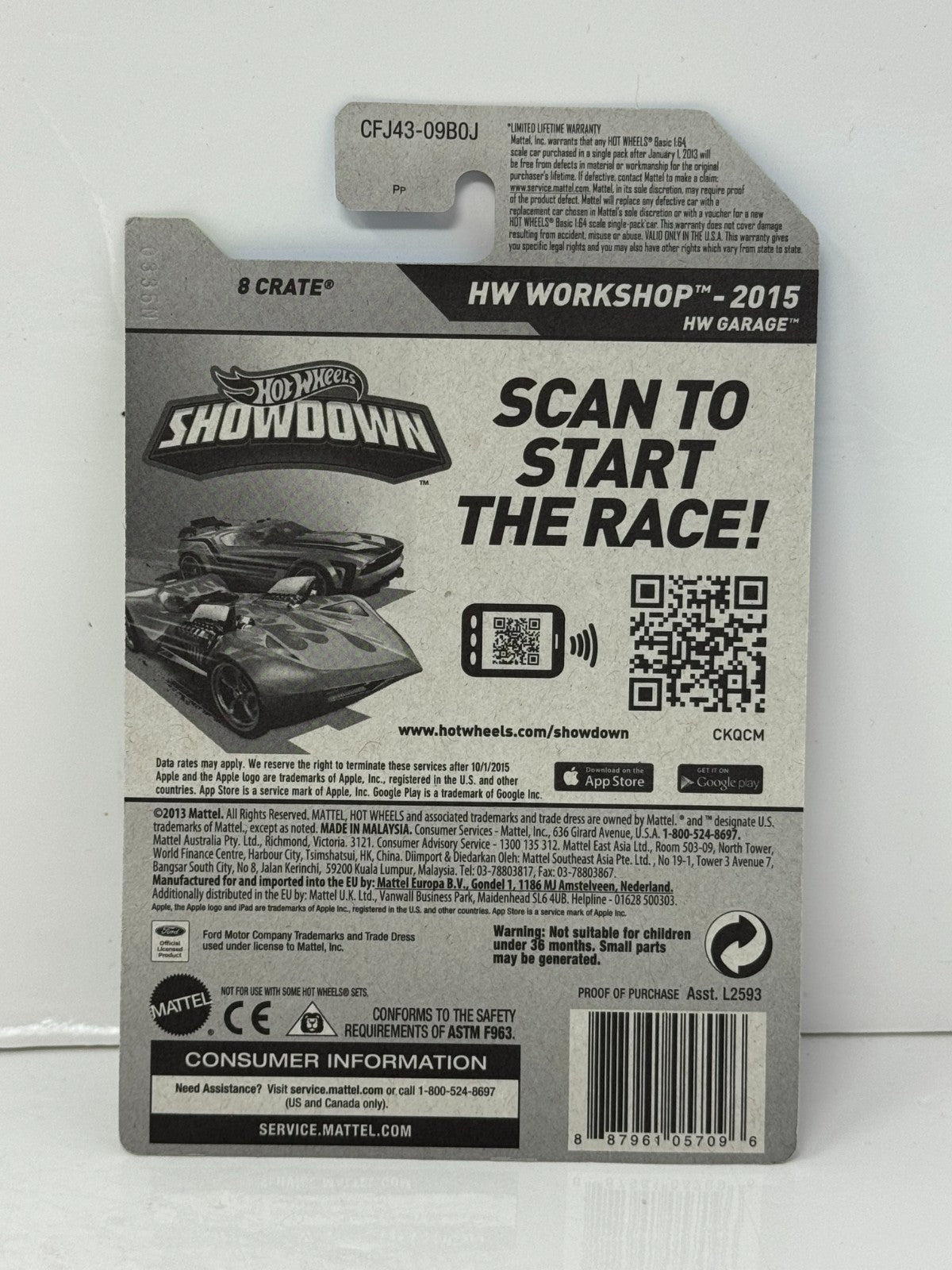 Hot Wheels Super Treasure Hunt 8 Crate 1:64 Diecast