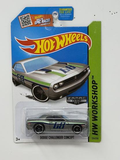 Hot Wheels ZAMAC HW Workshop Dodge Challenger Concept 1:64 Diecast