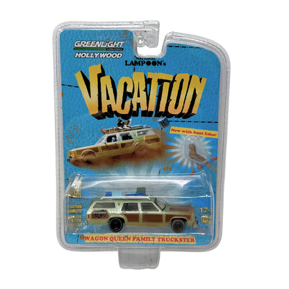 Greenlight Hollywood National Lampoon’s Vacation Wagon Queen Family Truckster 1:64 Diecast with Aunt Edna Piece