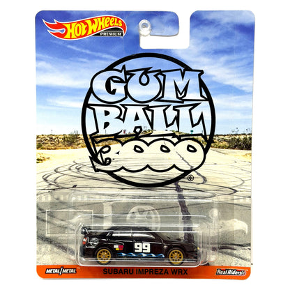 Hot Wheels Premium Gum Ball 3000 Subaru Impreza WRX 1:64 Diecast