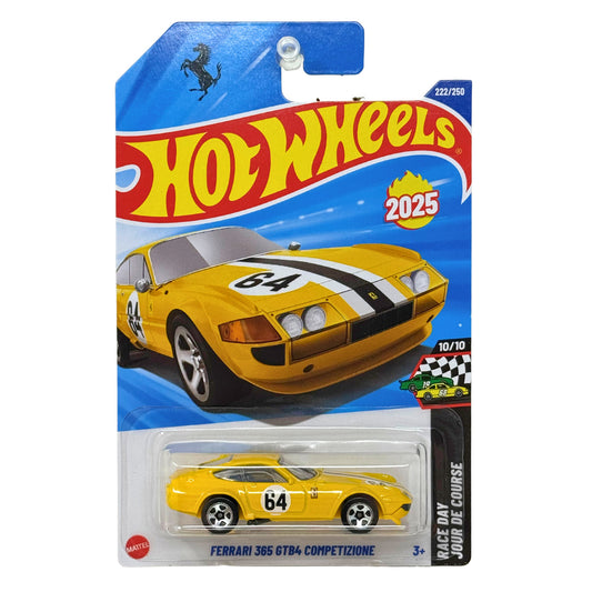 Hot Wheels Ferrari 365 GTB4 Competizione Race Day 1:64 Diecast