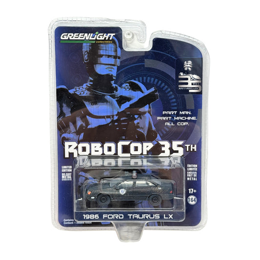 Greenlight RoboCop 35th Anniversary 1986 Ford Taurus LX 1:64 Diecast