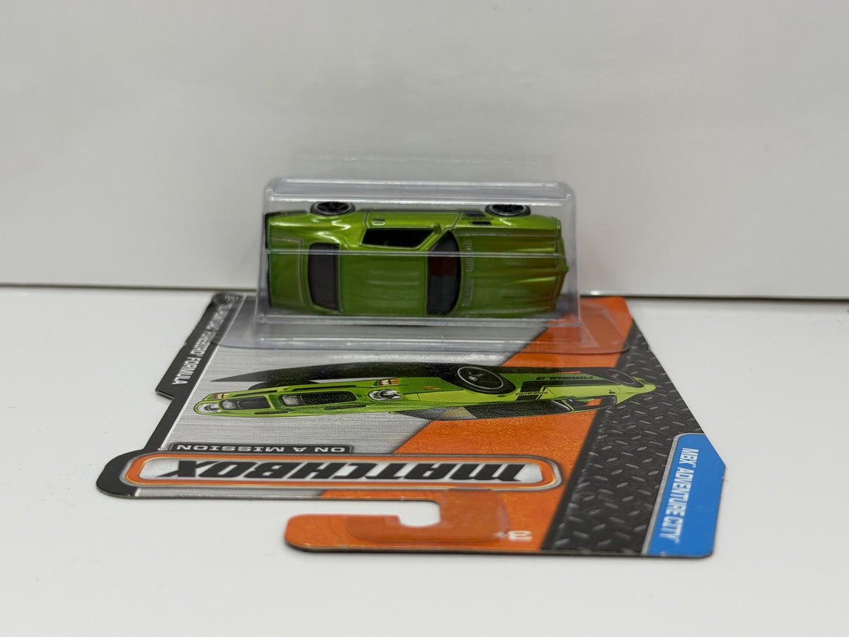 Matchbox Adventure City 1971 Pontiac Firebird Formula 1:64 Diecast Green