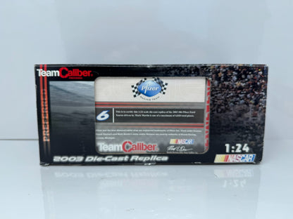 Team Caliber NASCAR Mark Martin #6 Pfizer 2003 Ford Taurus 1:24 Diecast